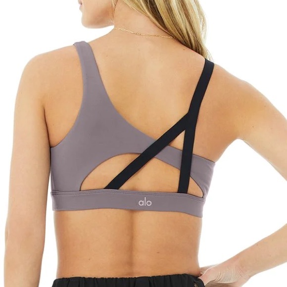 Alo Yoga purple dusk set 💜 Repose bra size S + airlift fitness legging size XS - Picture 2 of 7